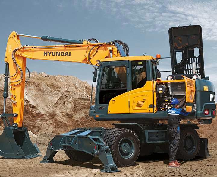 Hyundai HW160 - Wheeled Excavators