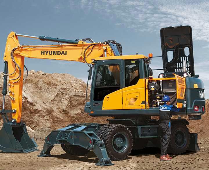 Hyundai HW180 - Wheeled Excavators