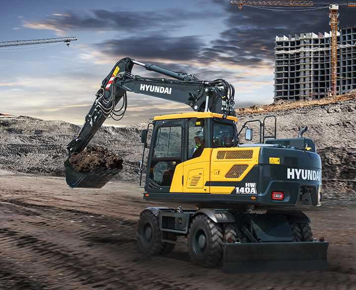 Hyundai HW140A - Wheeled Excavators