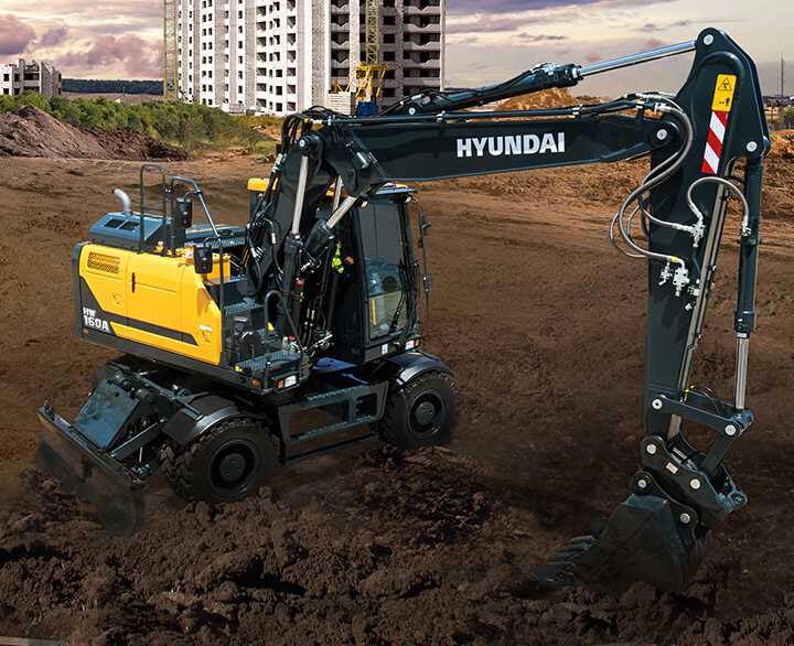 Hyundai HW160A - Wheeled Excavators