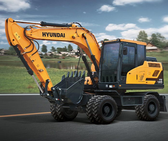 Hyundai HW140 - Wheeled Excavators