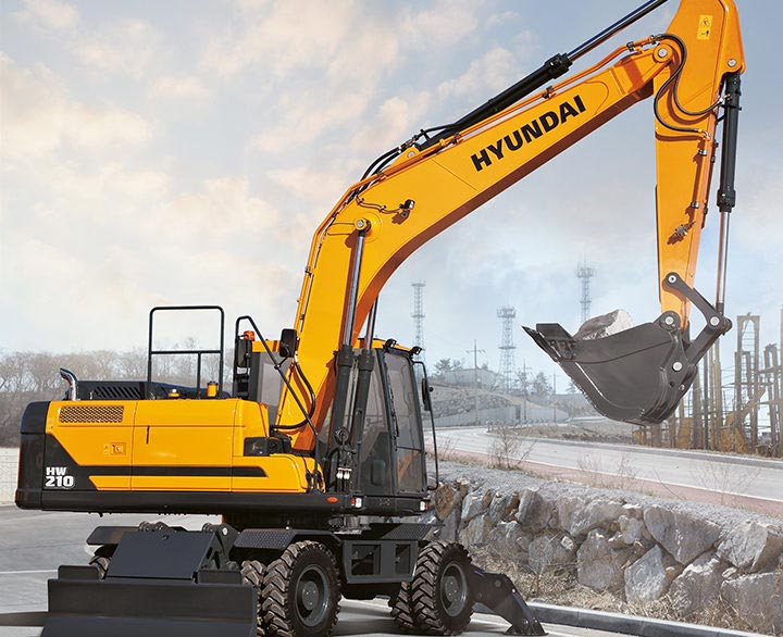 Hyundai HW210 - Wheeled Excavators