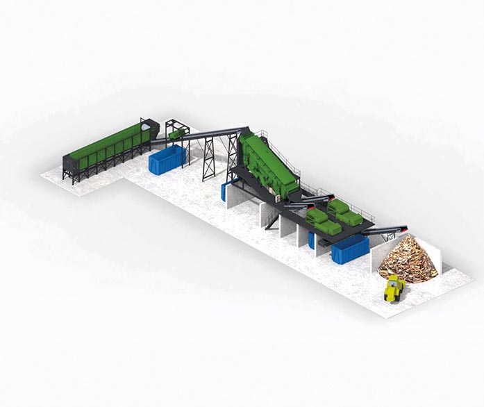 TRS Wood Waste Recycling Plant - Recycling Systems