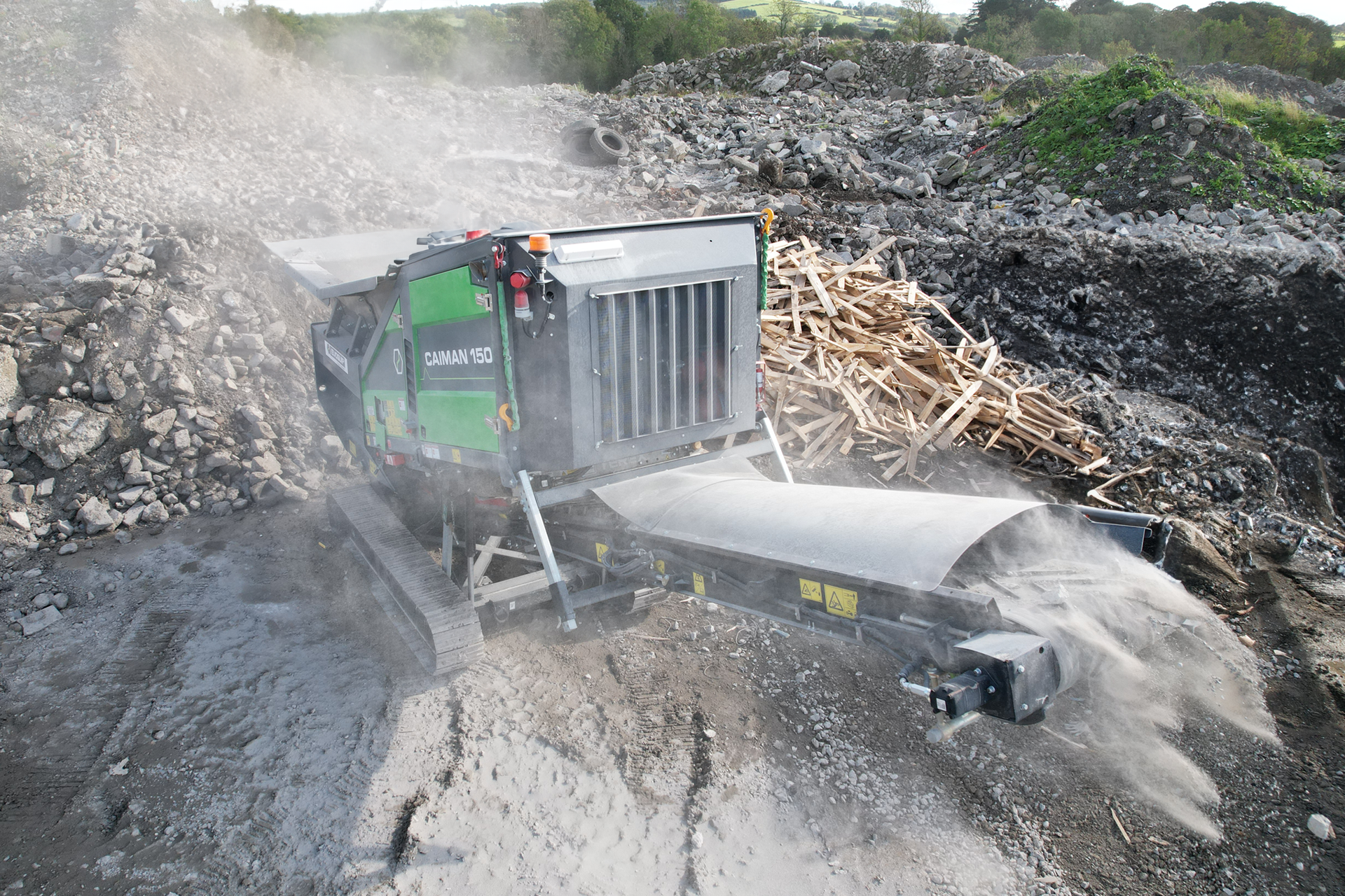 Terex Evoquip crushing machinery conquers Manchester mud