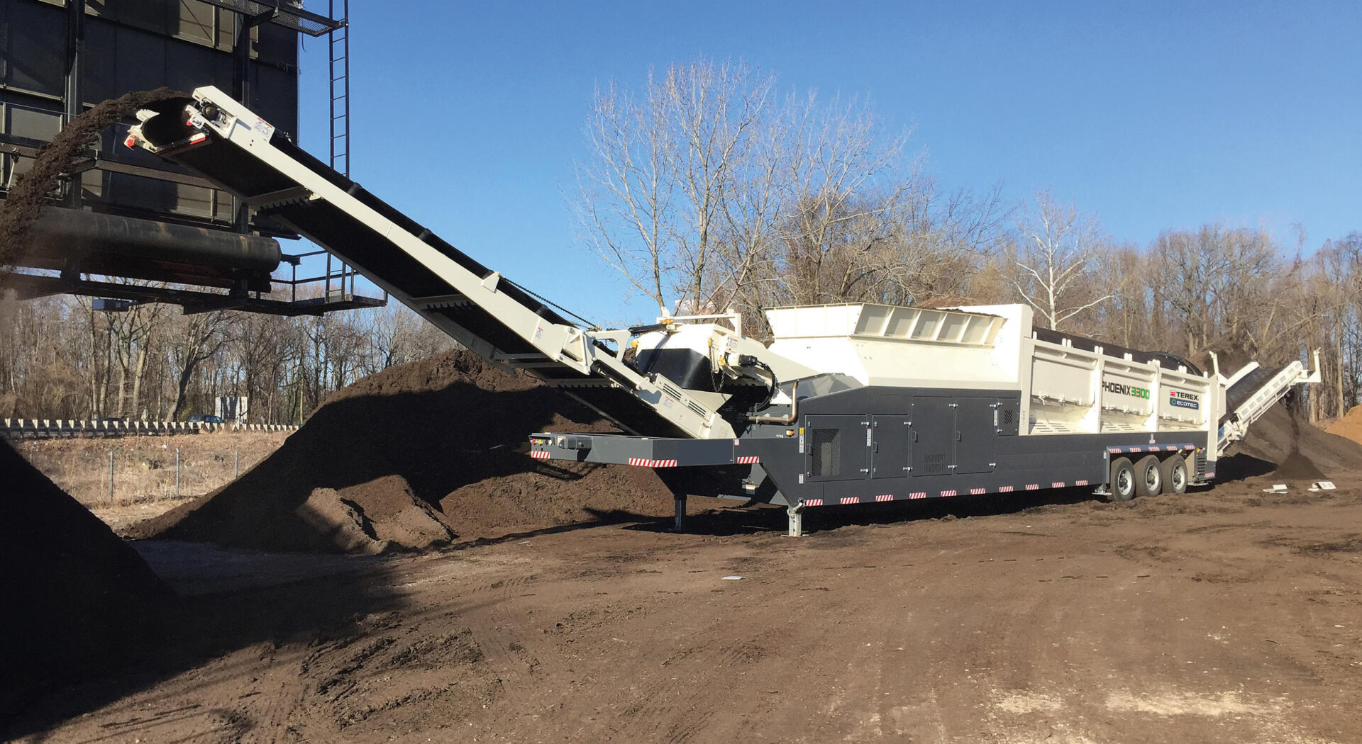 Terex Ecotec Screening Trommels Sort Bulk Sawmill Waste Fast