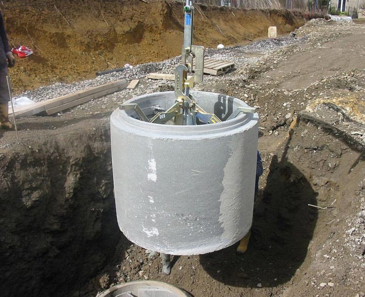 Probst Manhole and Cone Installation Clamps - Handling & Laying