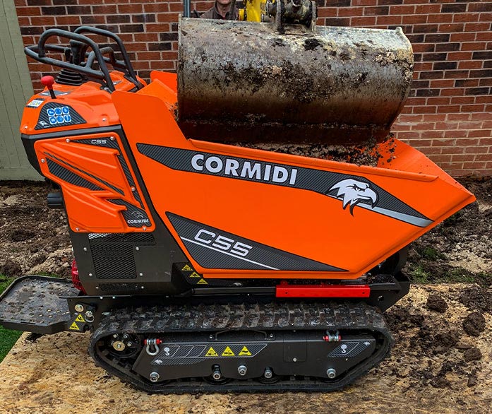 Cormidi C55 Petrol Tracked Dumper - Tracked Dumpers