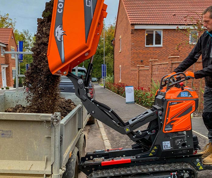 Cormidi C55 Petrol Tracked Dumper - Tracked Dumpers